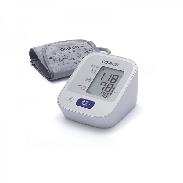 Tensiomètre automatique au bras Omron M2 : mesures rapides et précises en appuyant sur un seul bouton